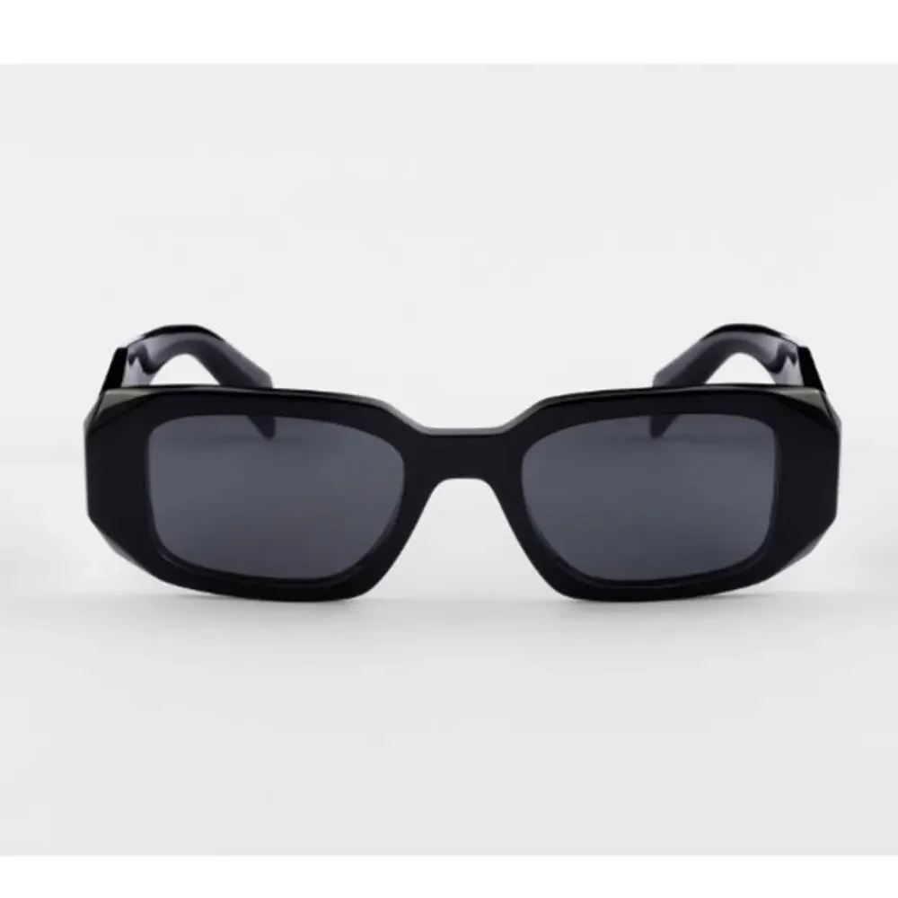 Prada Black Slate Gray Lenses Symbole Sunglasses
